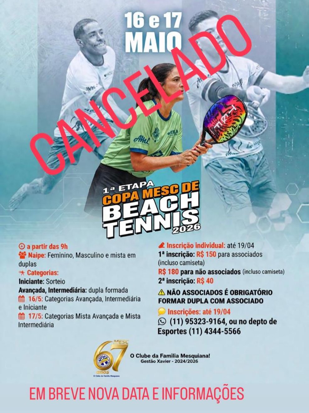 1ª etapa da Copa Mesc de Beach Tennis 2026